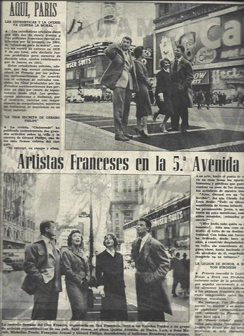 LAMINA 33081: Artistas de Francia en la Quinta Avenida