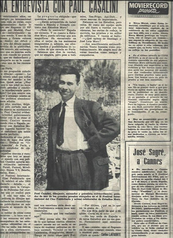 LAMINA 33079: Entrevista a Paul Casalini
