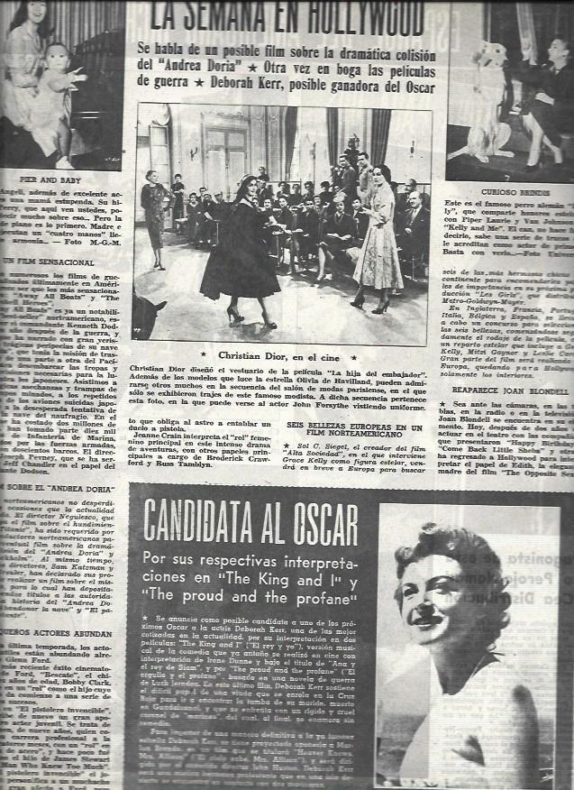 LAMINA 32701: Christian Dior en el cine