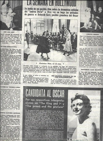 LAMINA 32701: Christian Dior en el cine