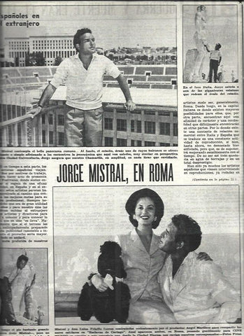 LAMINA 32692: Jorge Mistral en Roma