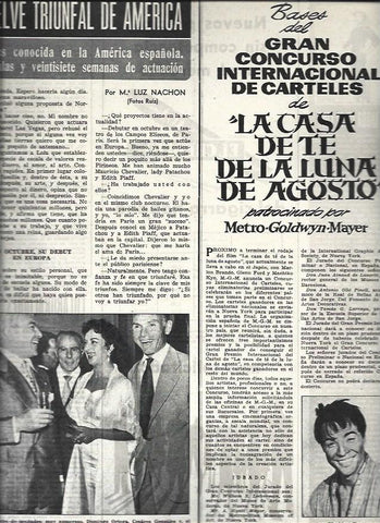 LAMINA 32676: Lola Flores con Domingo Ortega