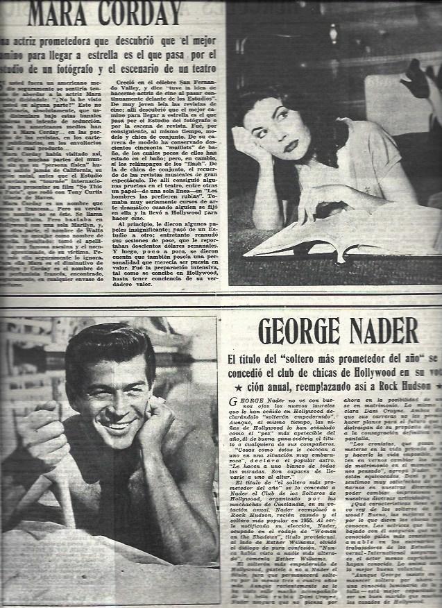 LAMINA 32681: Mara Corday y George Nader