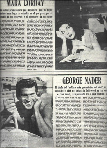 LAMINA 32681: Mara Corday y George Nader