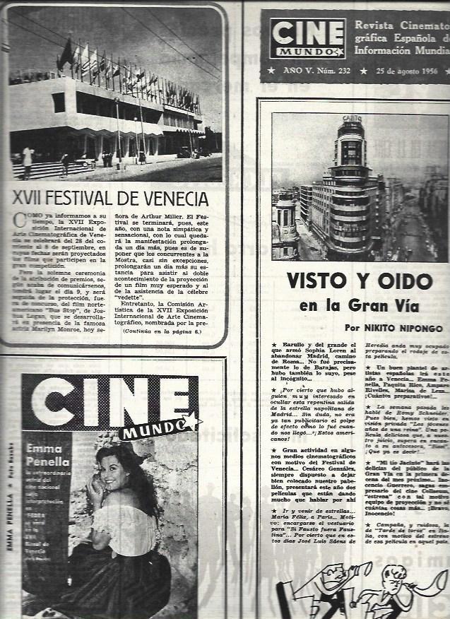 LAMINA 32686: XVII Festival de Venecia