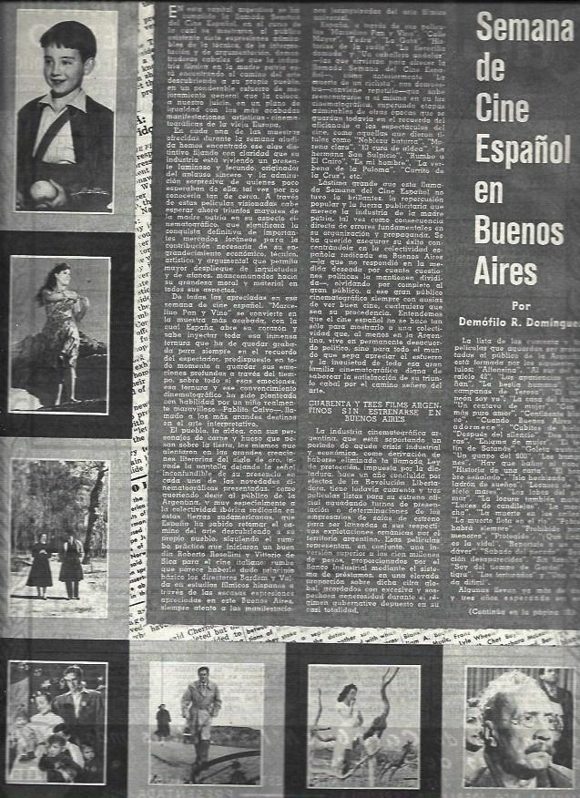 LAMINA 32730: Semana del cine español en Buenos Aires