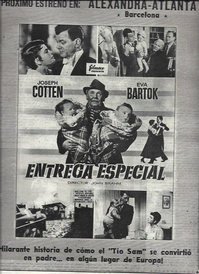 LAMINA 32725: Estreno de Entrega Especial en cine Alexandra de Barcelona