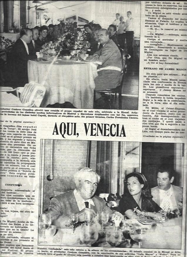 LAMINA 32722: Delegacion española en Venecia