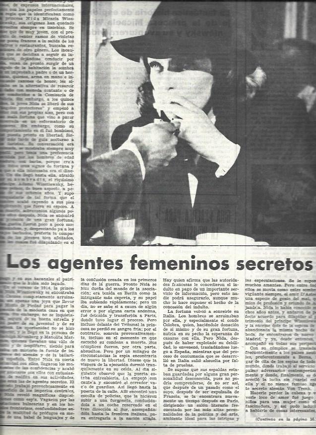 LAMINA 32620: Agente secreto femenino