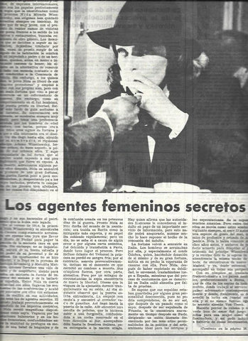 LAMINA 32620: Agente secreto femenino