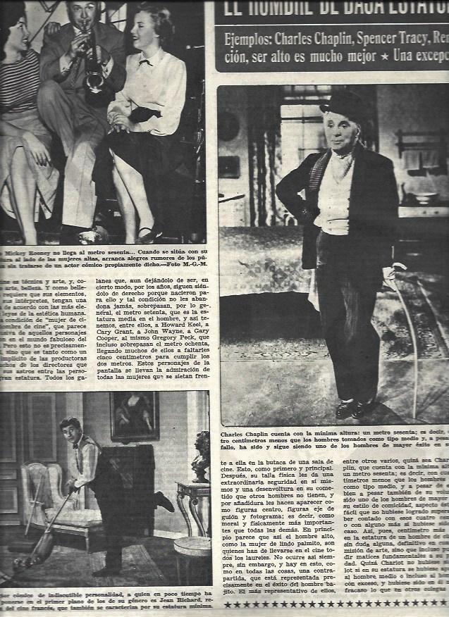 LAMINA 32604: Charles Chaplin y Mickey Roune
