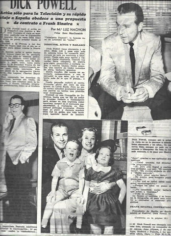 LAMINA 32615: Dick Powell 