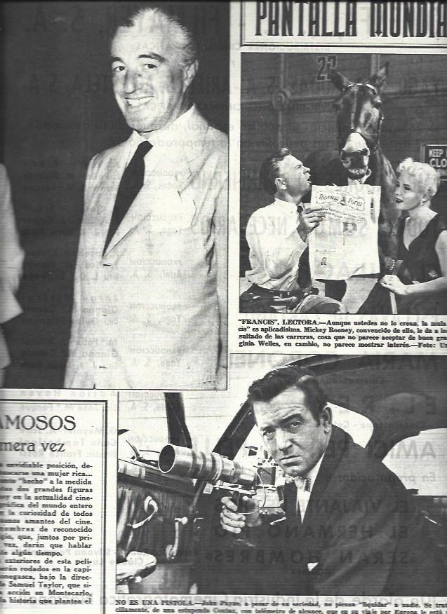 LAMINA 32616: La mula Francis y John Payne