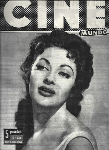 LAMINA 32661: Yvonne de Carlo en portada