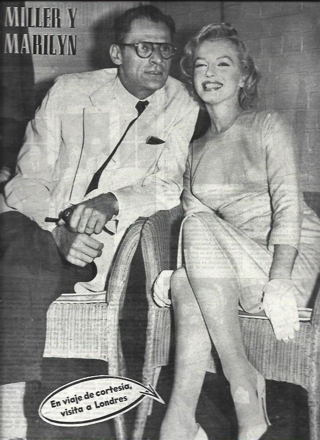 LAMINA 32663: Miller y Marilyn Monroe