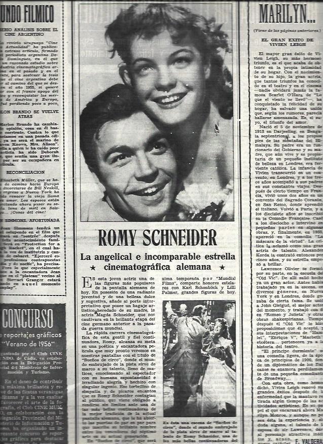 LAMINA 32664: Romy Schneider