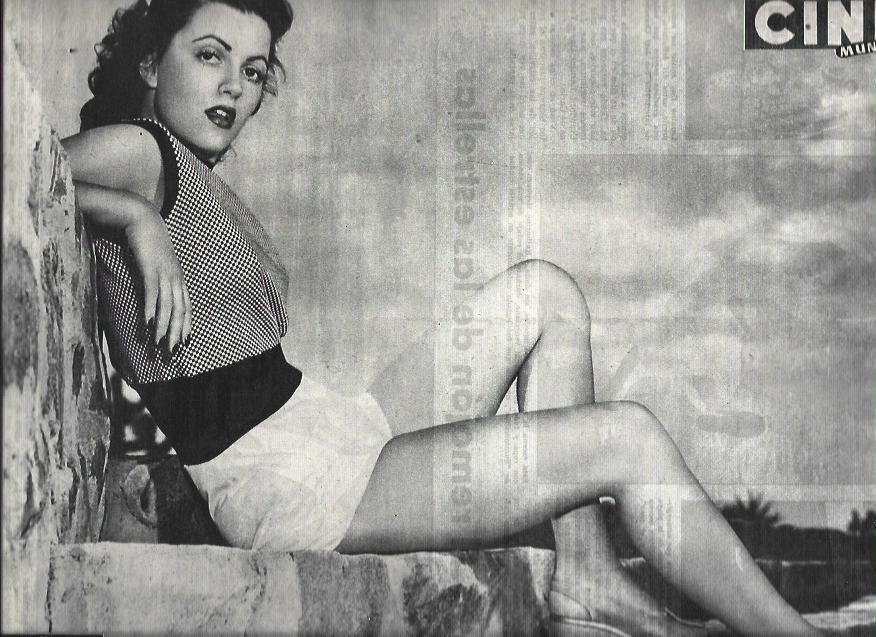 LAMINA 32672: Faith Domergue en contraportada