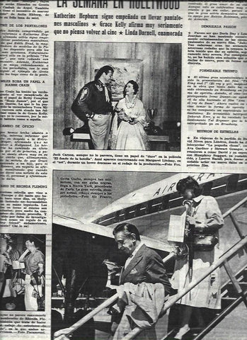 LAMINA 32640: Greta Garbo y Jack Carson