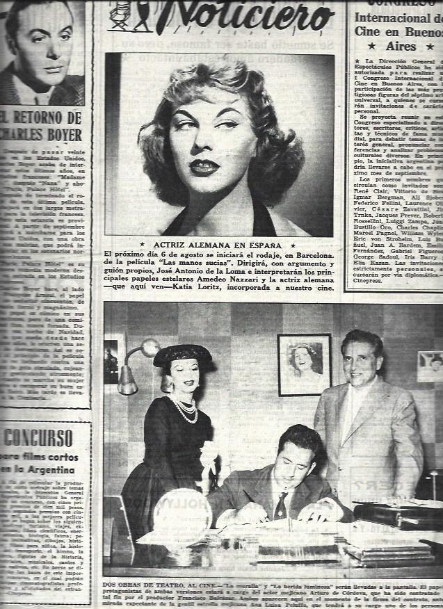 LAMINA 32647: Katia Loritz y Charles Boyer