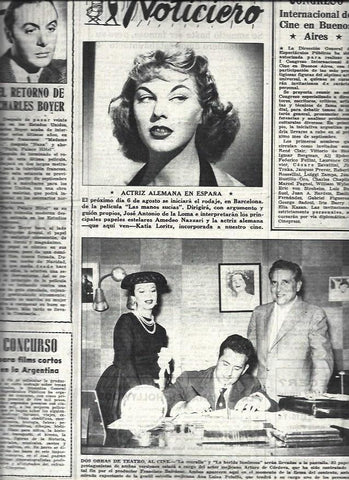 LAMINA 32647: Katia Loritz y Charles Boyer