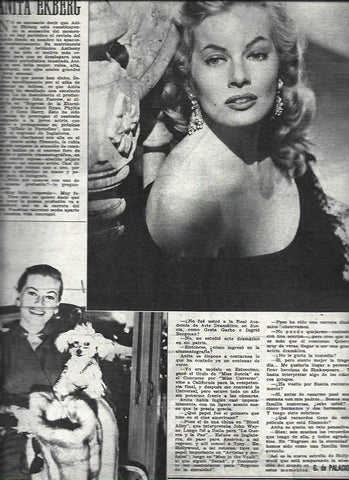LAMINA 32648: Anita Ekberg