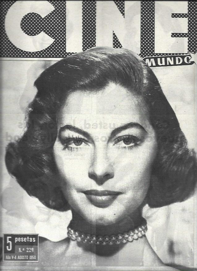 LAMINA 32649: Ava Gardner en portada