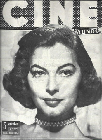 LAMINA 32649: Ava Gardner en portada