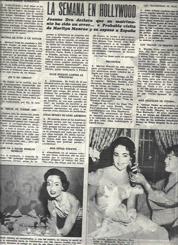 LAMINA 32848: Elisabeth Taylor y Machiko kyo
