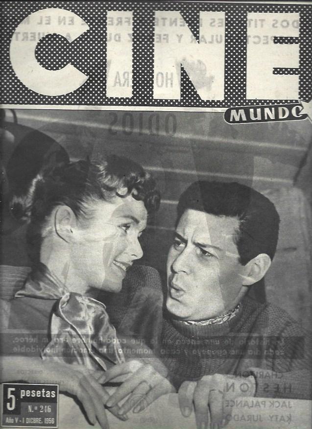 LAMINA 32843: Debbie Reynolds y Eddie Foster en portada