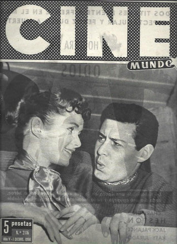 LAMINA 32843: Debbie Reynolds y Eddie Foster en portada