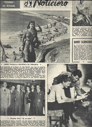 LAMINA 32841: Emma Penella y Romy Schneider