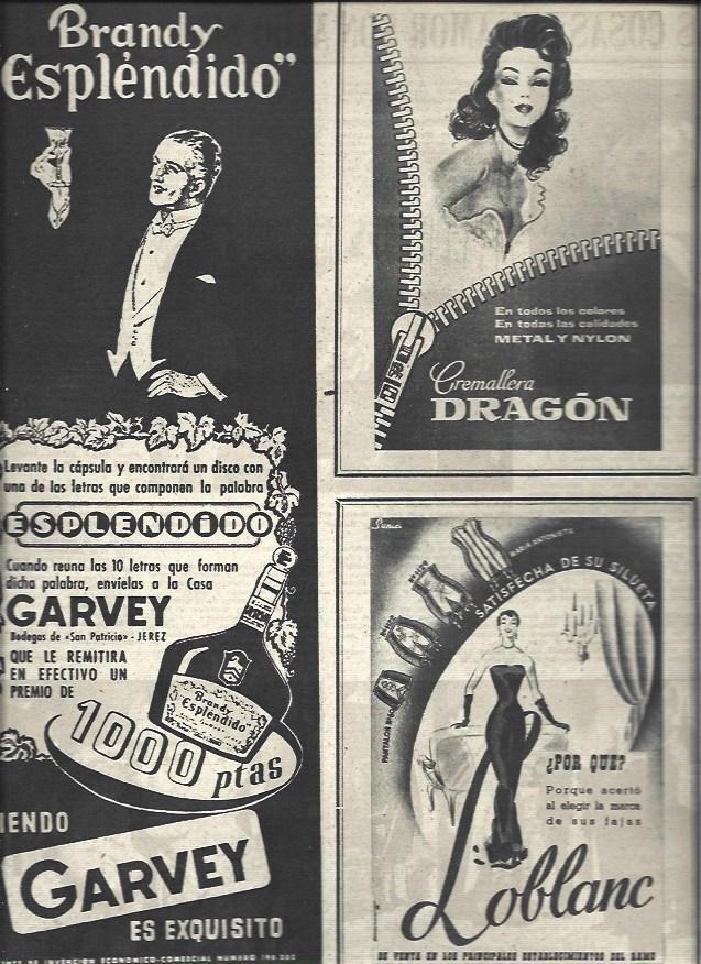 LAMINA 32840: Publicidad de Loblanc, Majorica y Garvey