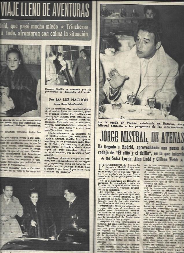 LAMINA 32834: Jorge Mistral y Carmen Sevilla