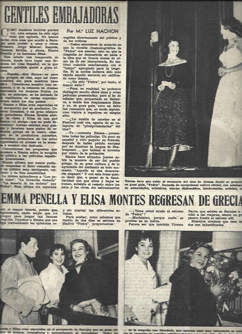 LAMINA 32833: Emma Penella y Elisa Montes