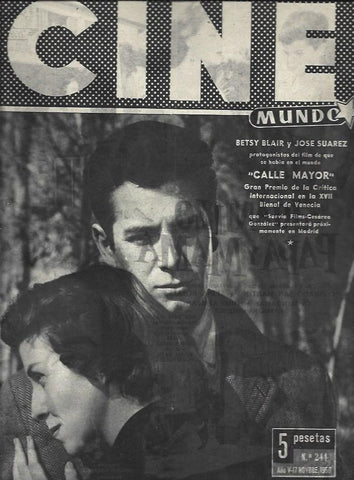 LAMINA 32819: Betsy Blair y Jose Suarez en portada