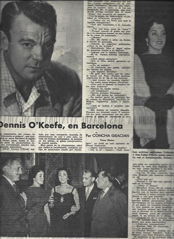 LAMINA 32821: Dennis O'Keefe en Barcelona