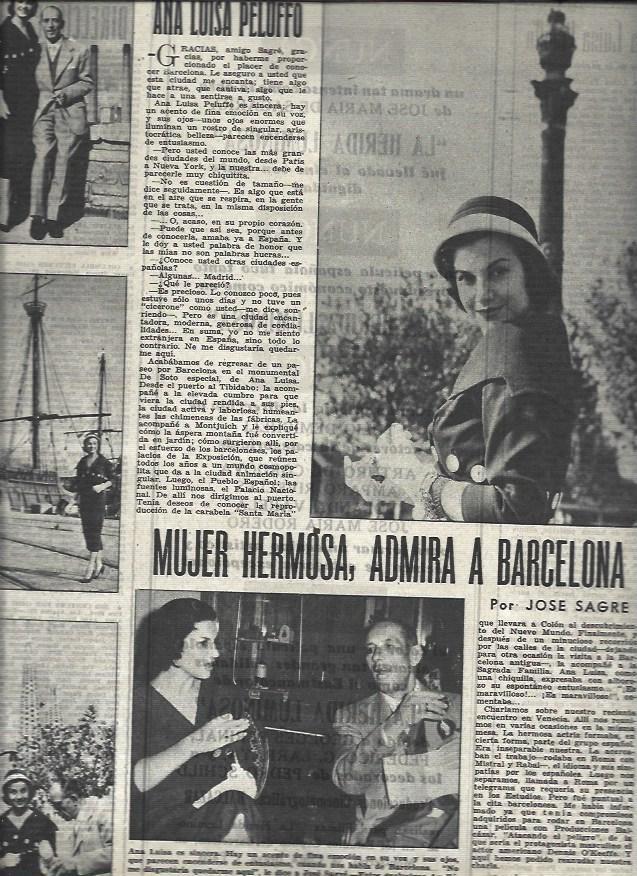 LAMINA 32823: Ana Luisa Peluffo en Barcelona