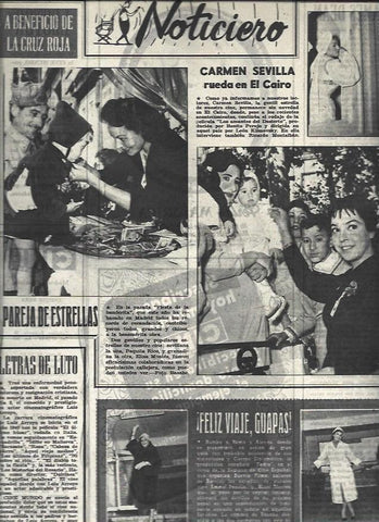 LAMINA 32829: Carmen Sevilla rueda en El Cairo