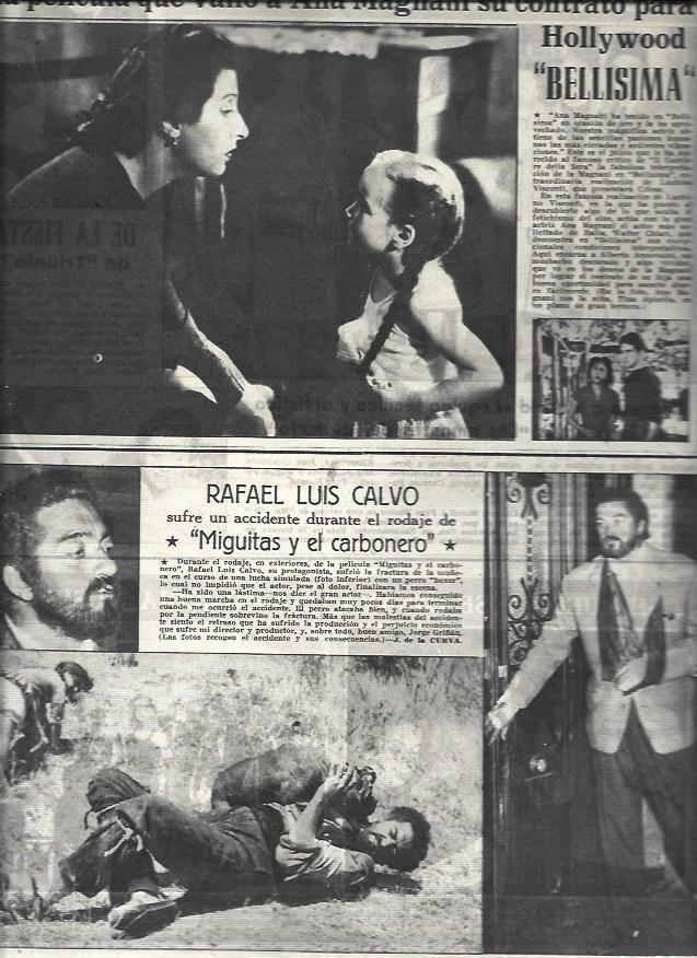 LAMINA 32850: Ana Magnani en Bellisima y Rafael Luis Calvo