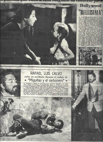 LAMINA 32850: Ana Magnani en Bellisima y Rafael Luis Calvo