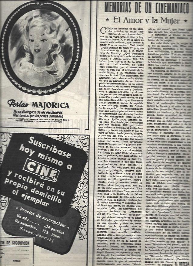 LAMINA 32870: Publicidad de perlas Majorica
