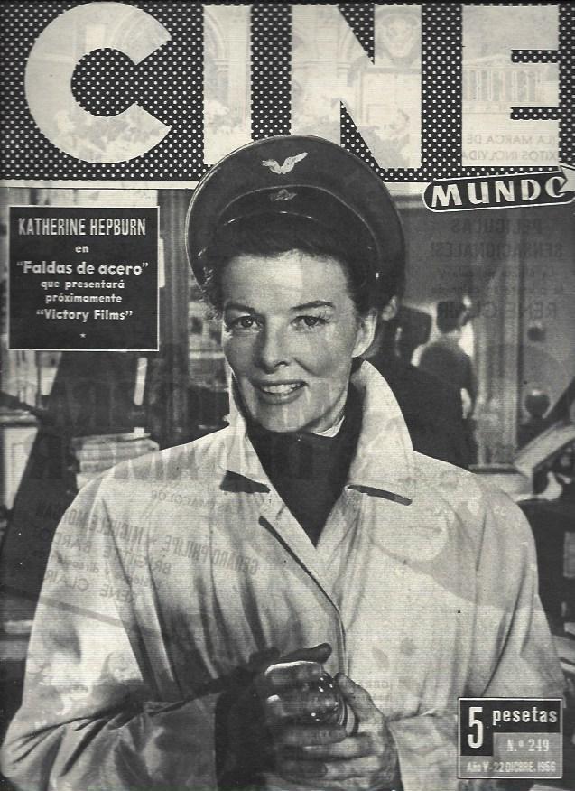 LAMINA 32878: Katherine Hepburn en portada