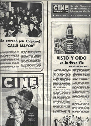 LAMINA 32856: Estreno en Logroño de Calle Mayor