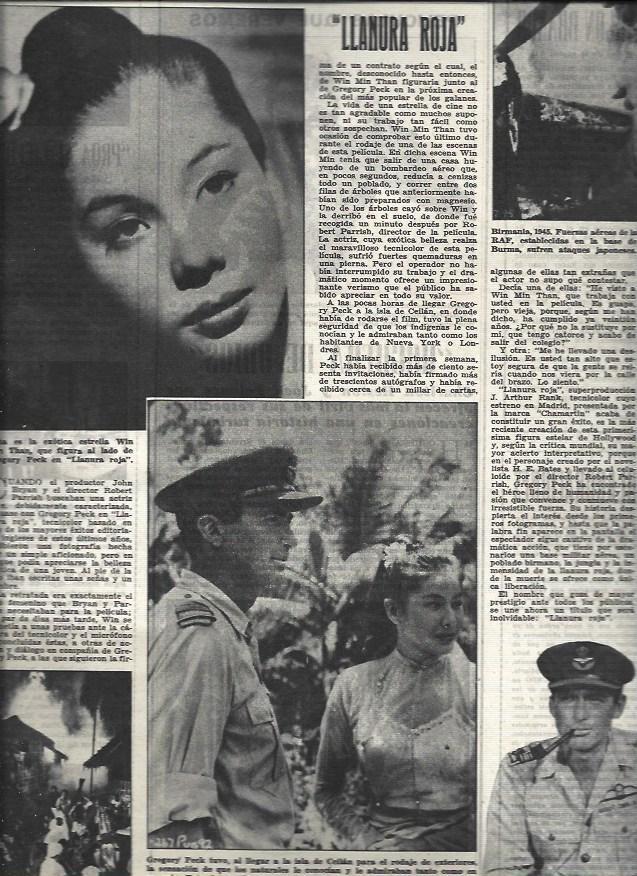 LAMINA 32859: Escenas de Llanura Roja con Gregory Peck