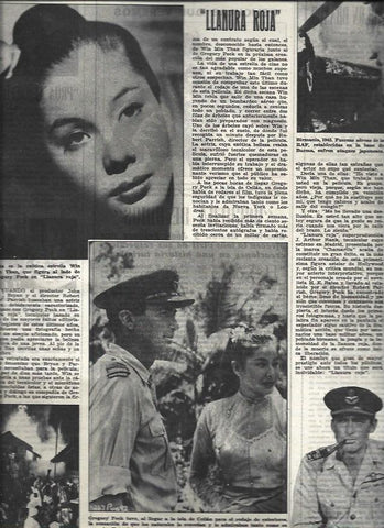 LAMINA 32859: Escenas de Llanura Roja con Gregory Peck