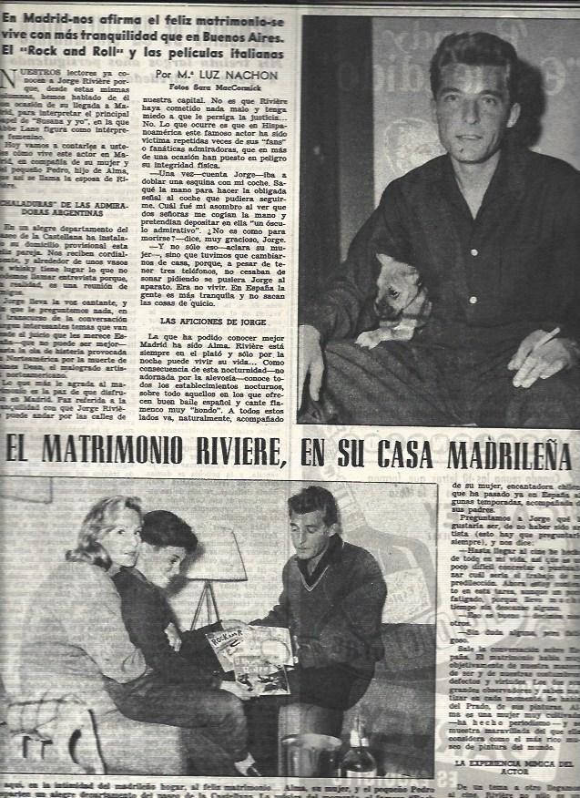 LAMINA 32862: Jorge Riviere con su familia
