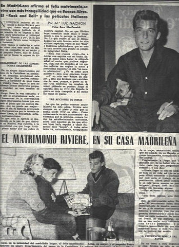 LAMINA 32862: Jorge Riviere con su familia
