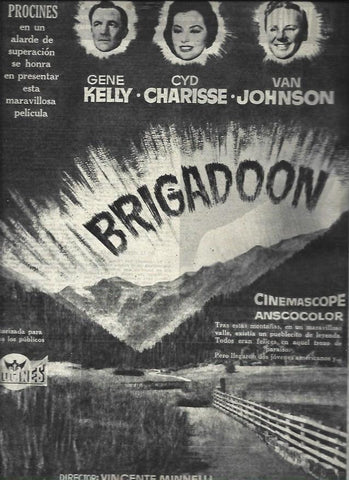 LAMINA 32815: Anuncio de Brigadoon