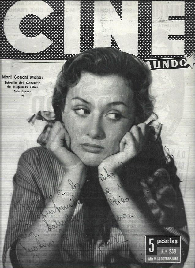 LAMINA 32764: Mari Conchi Mahor en portada