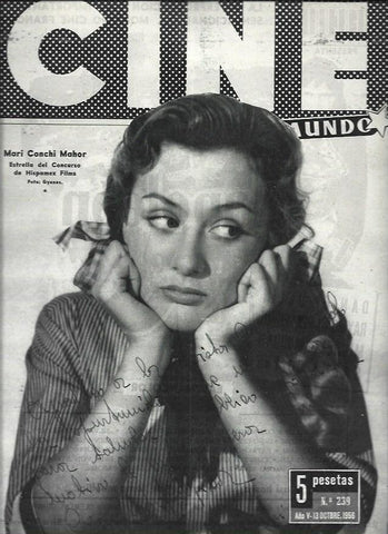 LAMINA 32764: Mari Conchi Mahor en portada